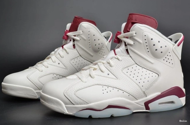 Bmlin shoes 384664-116 white Retro Maroon 6 Air Jordan 0728